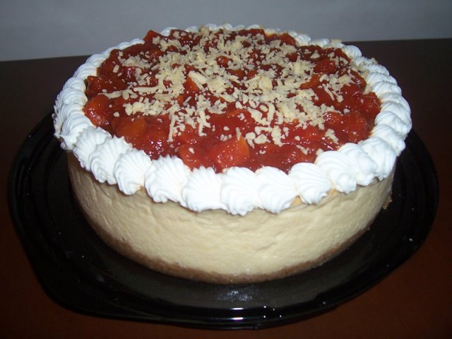 Cheese cake de queso de bola